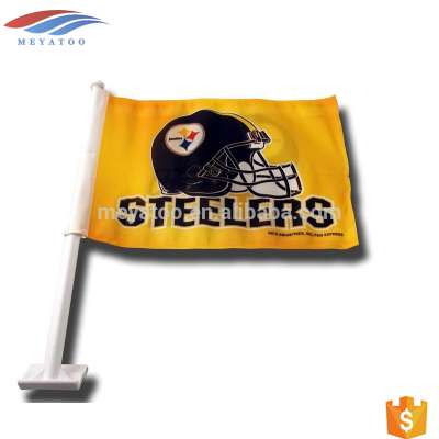 pittsburgh steelers car hood cover Cheap Pittsburgh Steelers Car Flag Game Flag