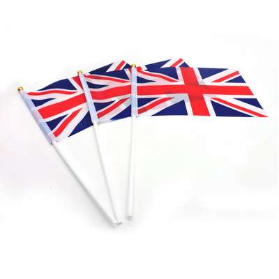 factory price custom promotional hand waving national flag