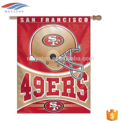 NFL San Francisco 49ers 3x5 feet polyester flags logo with team name